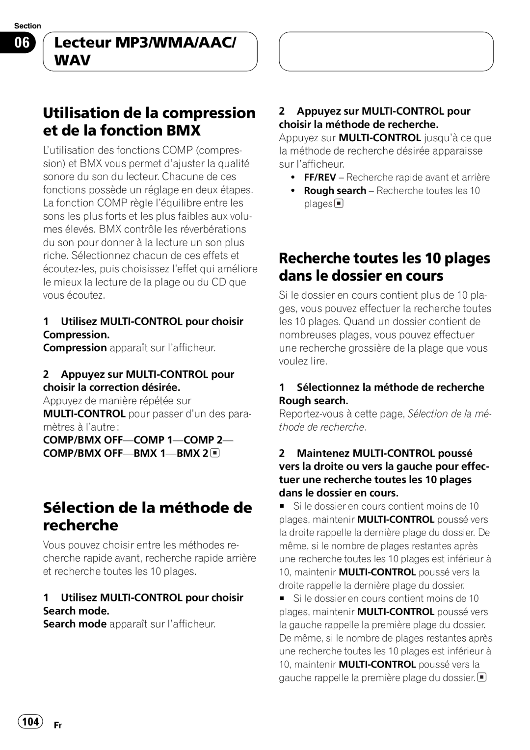 Pioneer DEH-P680MP operation manual 