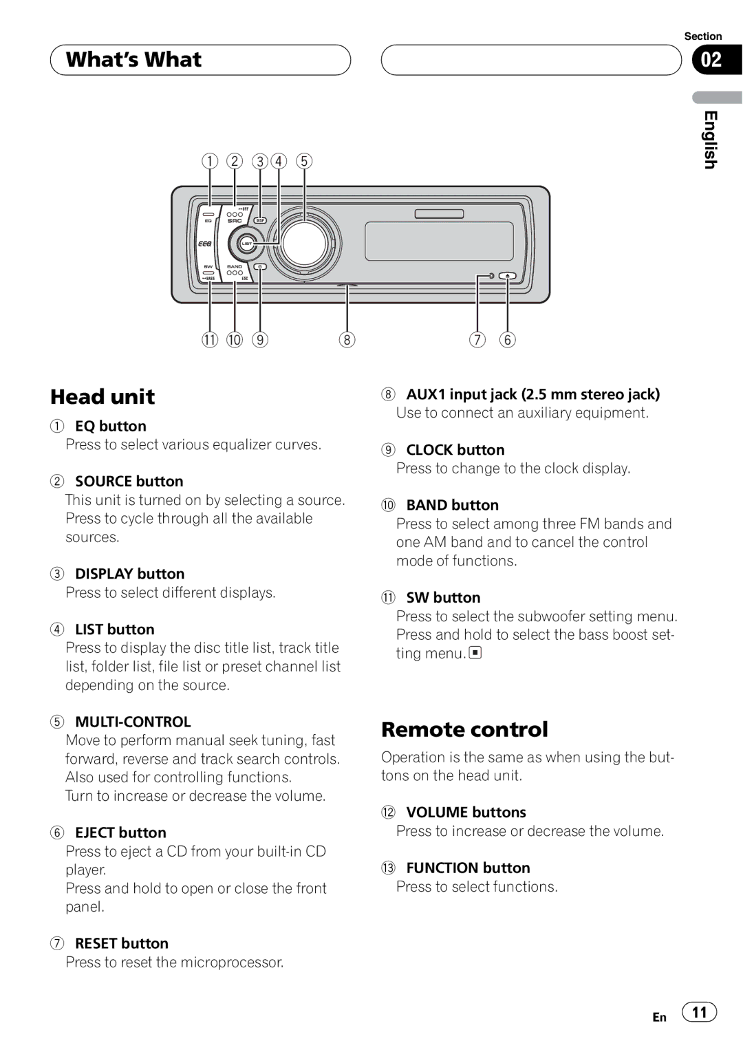 Pioneer DEH-P680MP operation manual 