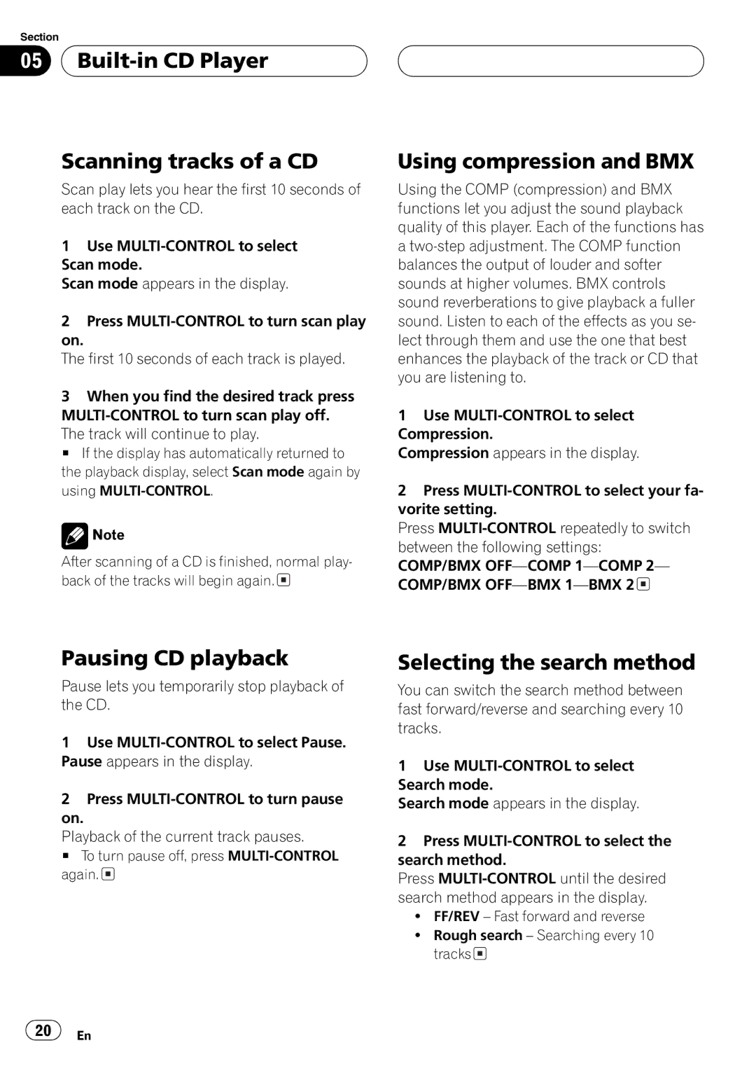 Pioneer DEH-P680MP operation manual 