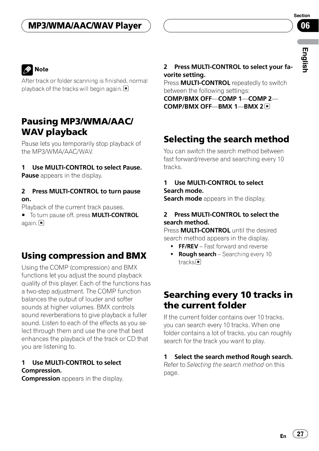 Pioneer DEH-P680MP operation manual 