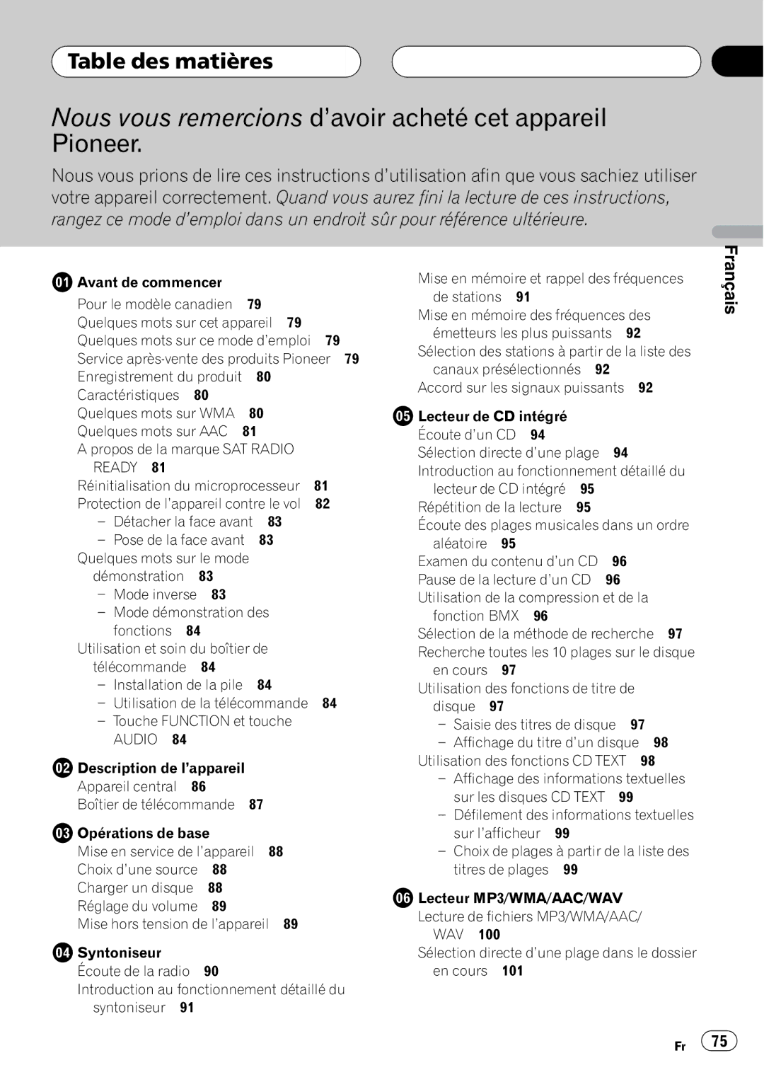 Pioneer DEH-P680MP operation manual 