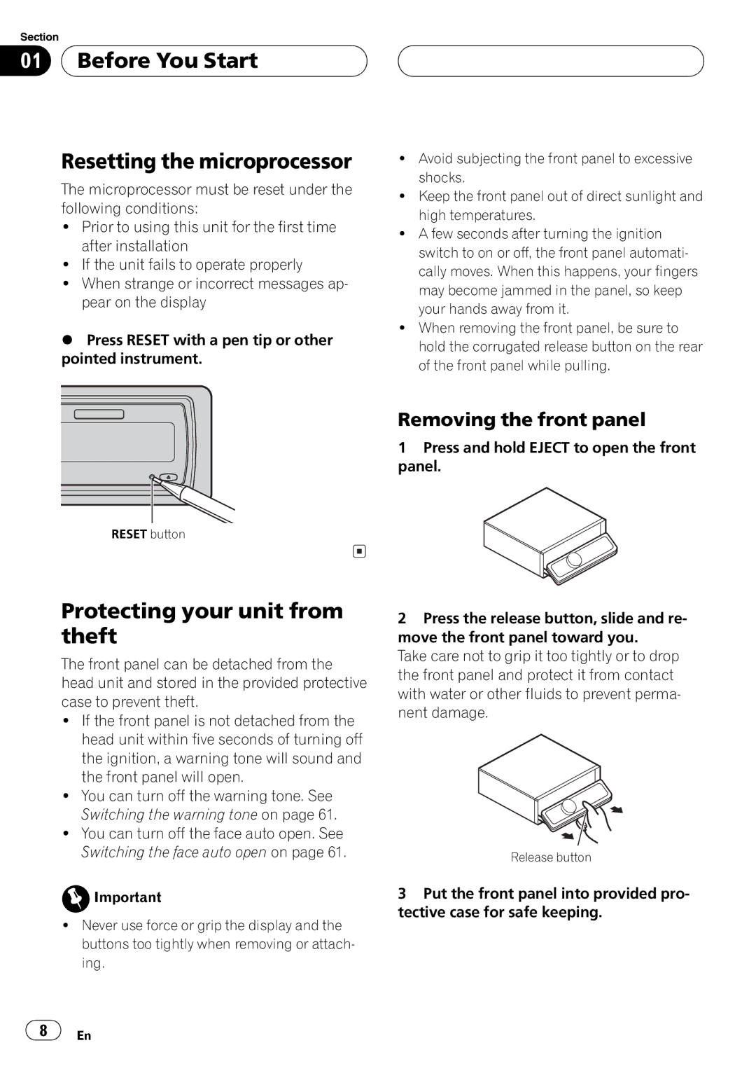 Pioneer DEH-P680MP operation manual 