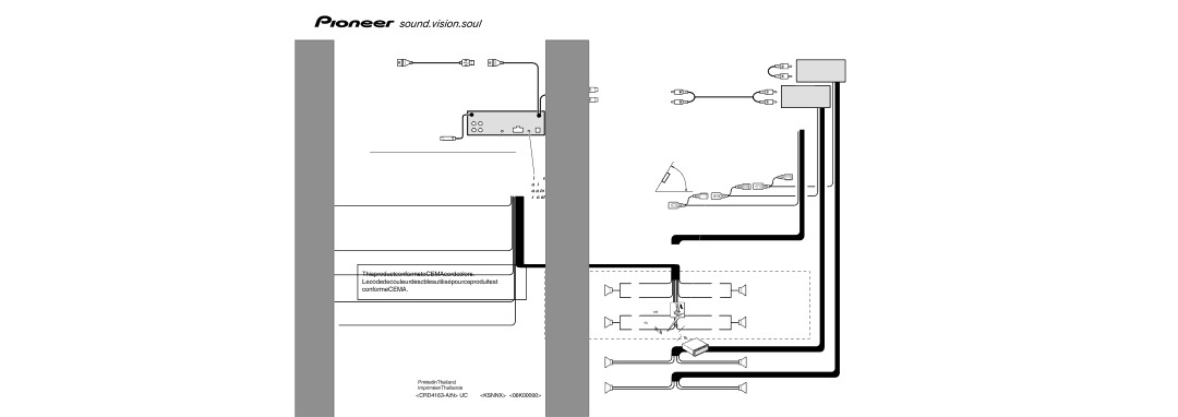 Pioneer DEH-P6900UB operation manual When not connecting a rear speaker lead to a Subwoofer, Left 