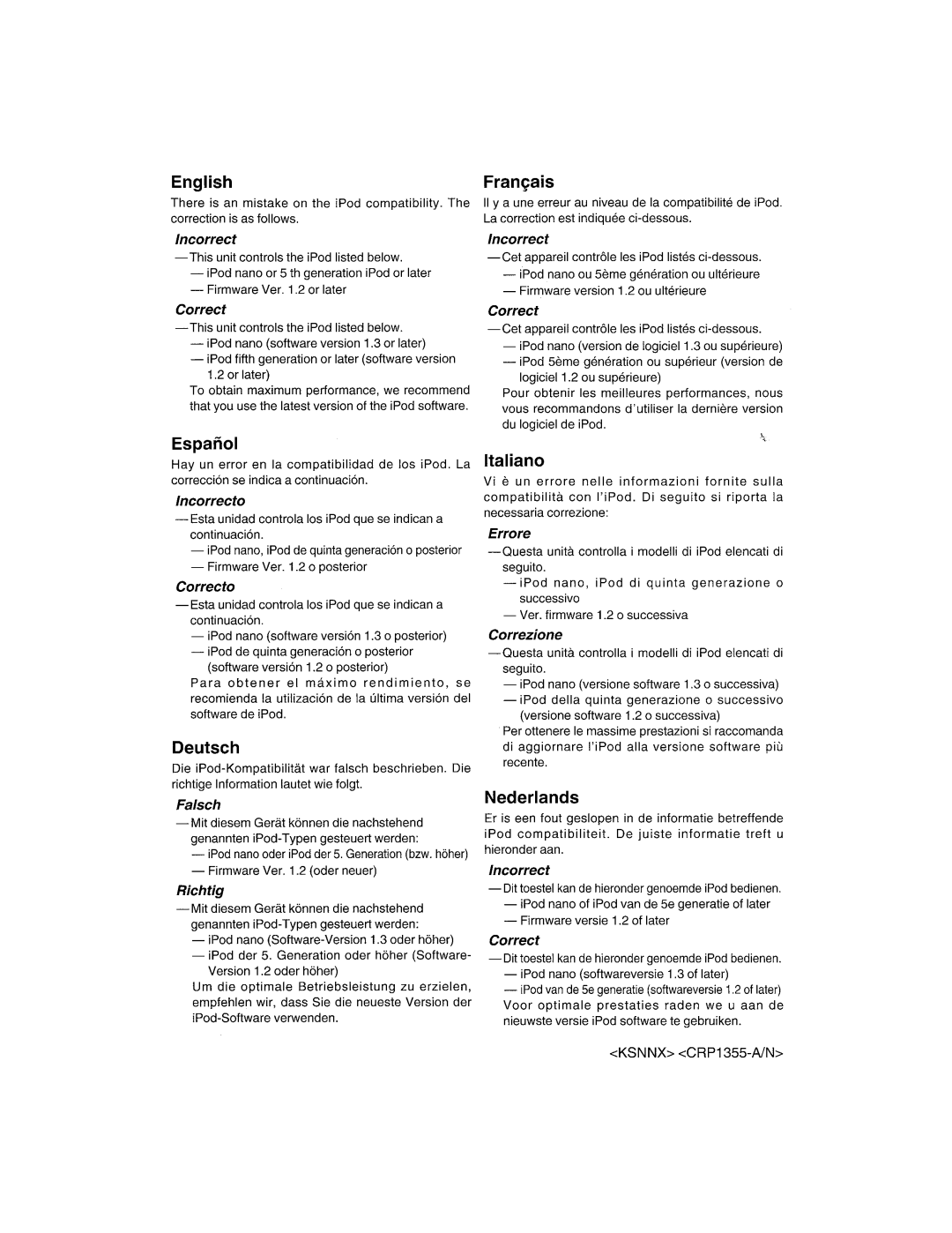 Pioneer DEH-P6900UB operation manual 