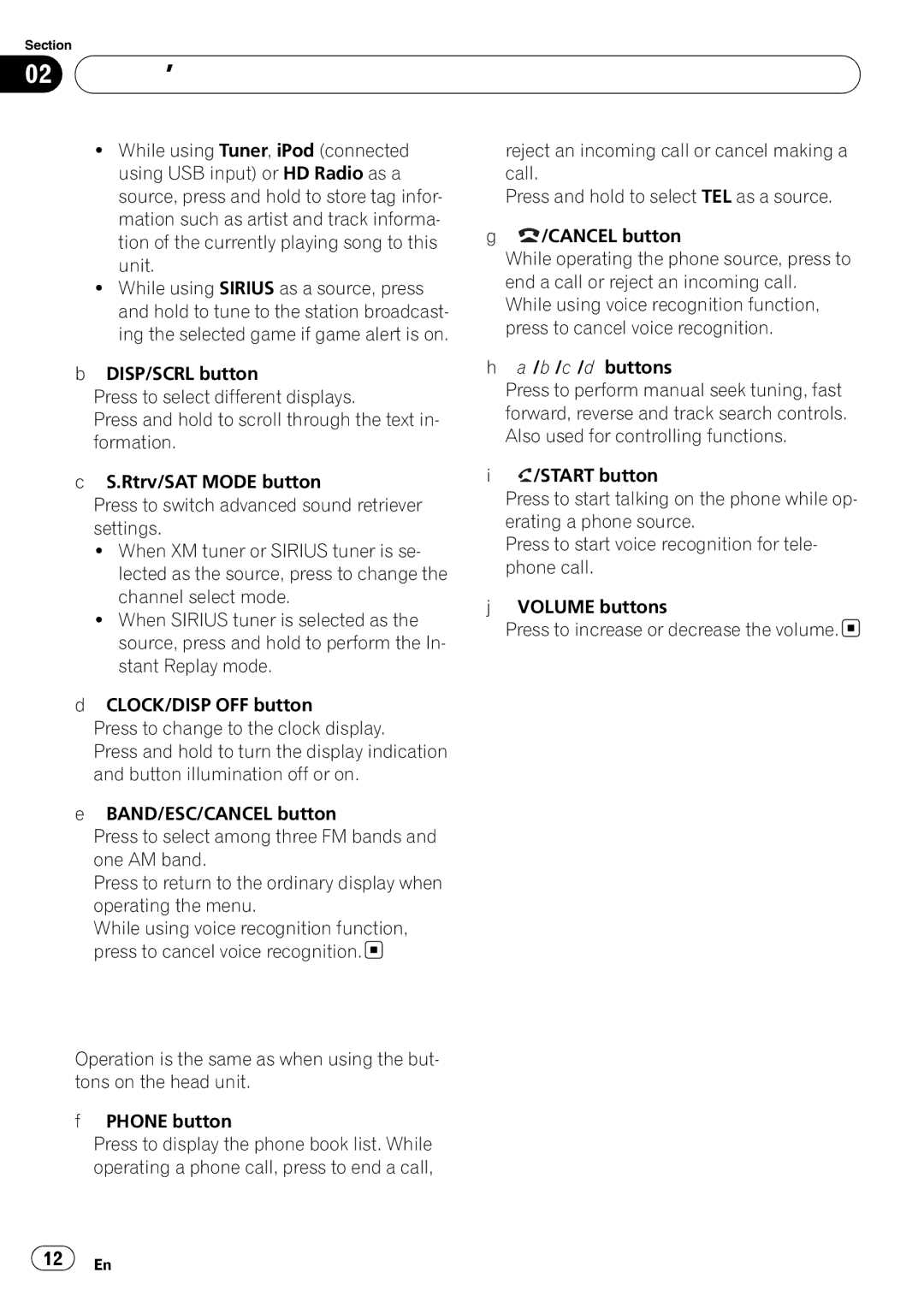 Pioneer DEH-P7100BT operation manual Steering remote control 