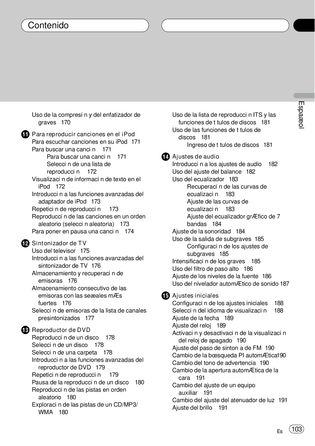 Pioneer DEH-P75BT operation manual Aleatorio selección aleatoria 