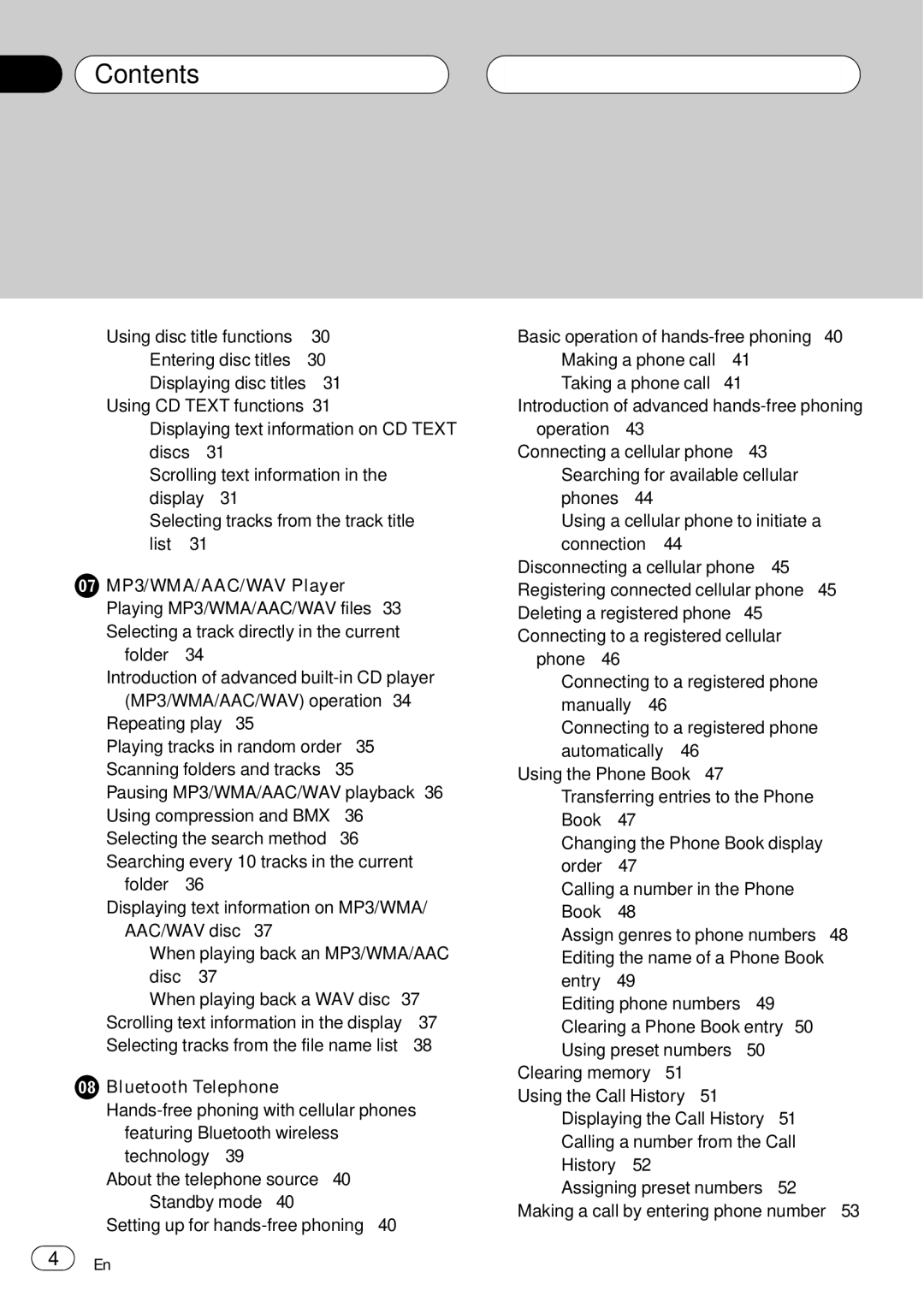 Pioneer DEH-P75BT operation manual Using disc title functions Entering disc titles 