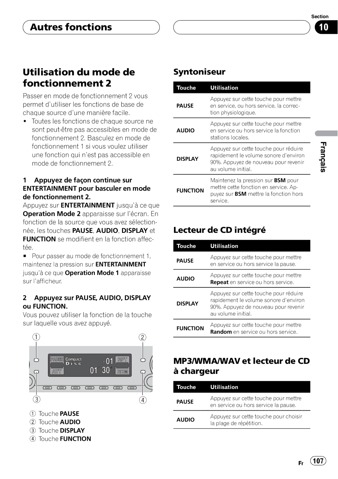 Pioneer DEH-P7600MP operation manual 