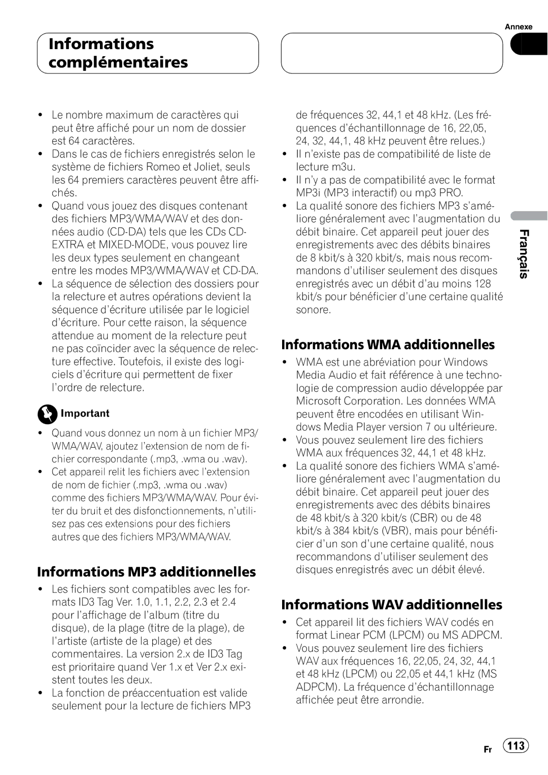 Pioneer DEH-P7600MP operation manual 