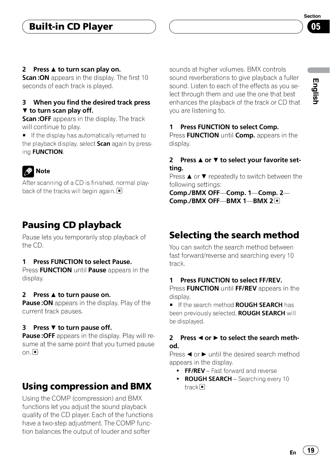 Pioneer DEH-P7600MP operation manual 