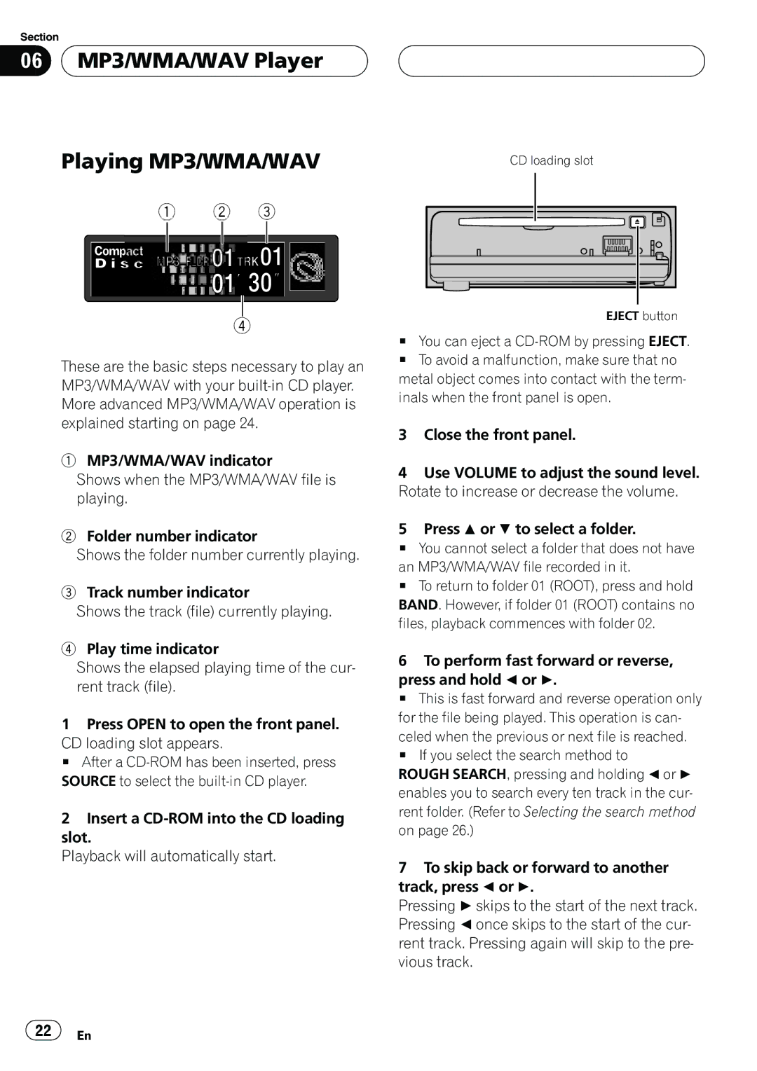 Pioneer DEH-P7600MP operation manual 