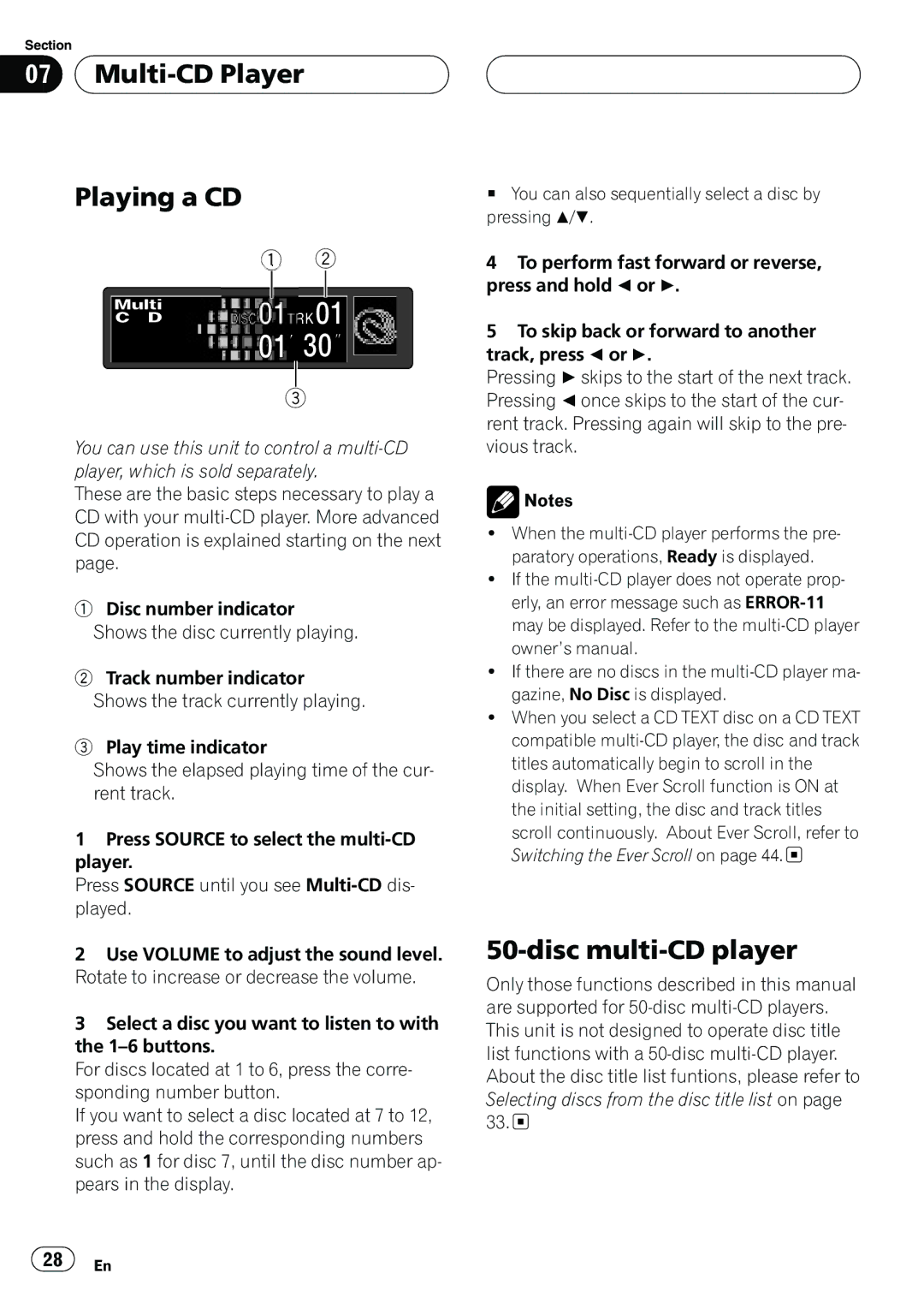 Pioneer DEH-P7600MP operation manual 