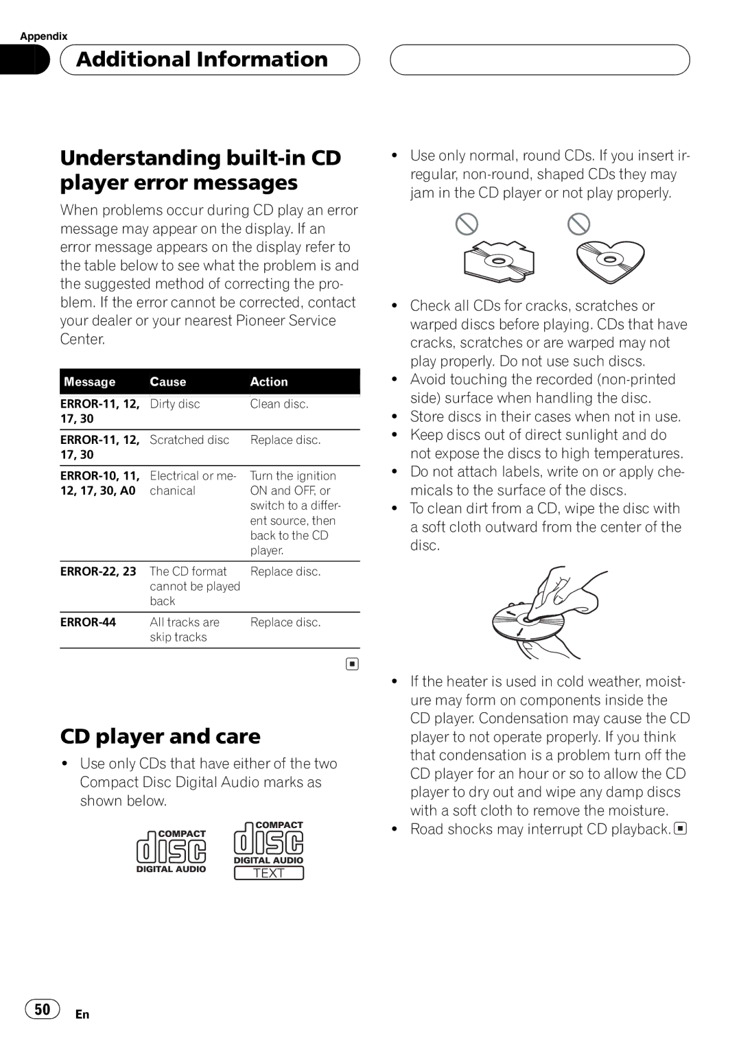 Pioneer DEH-P7600MP operation manual 