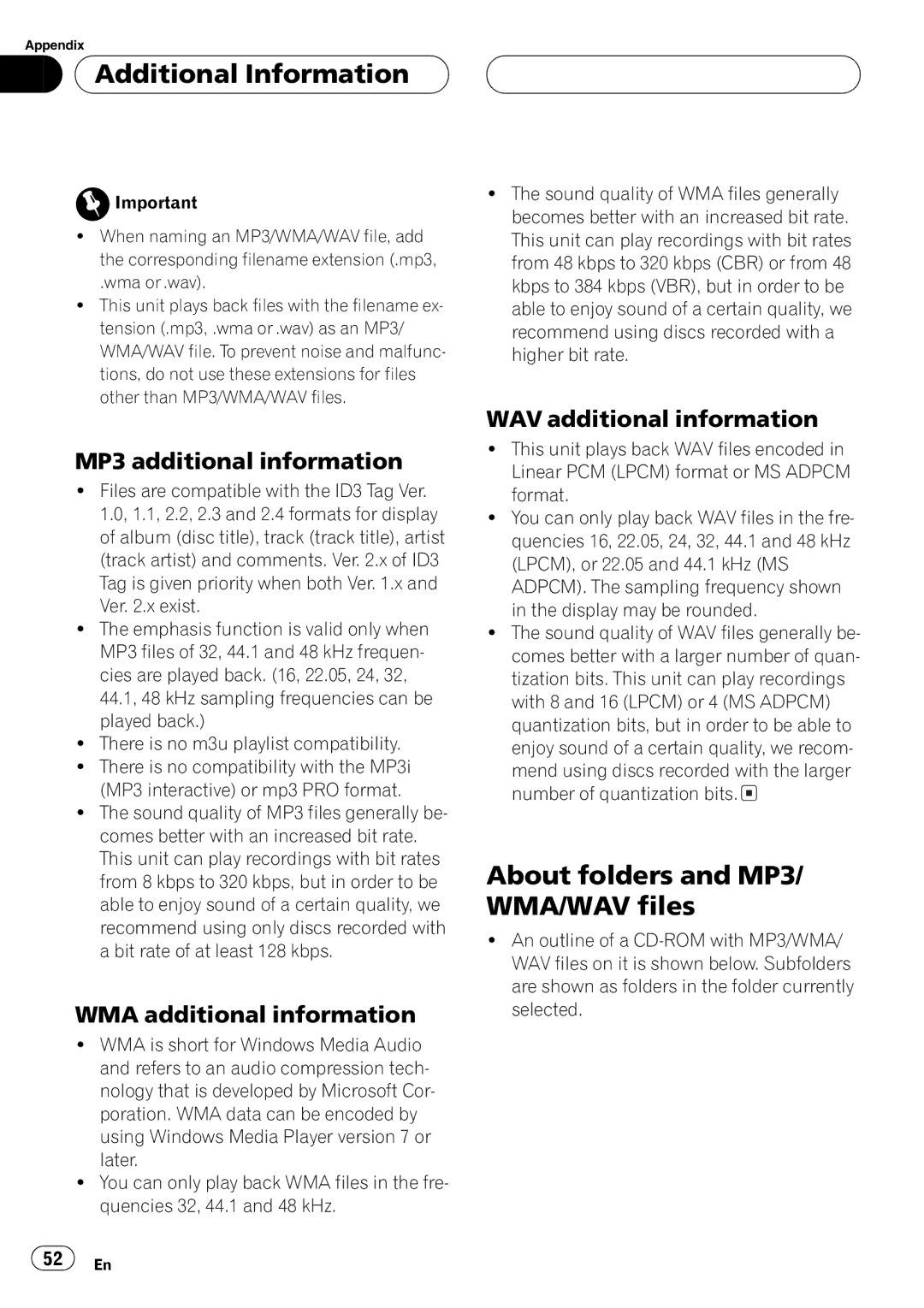 Pioneer DEH-P7600MP operation manual 