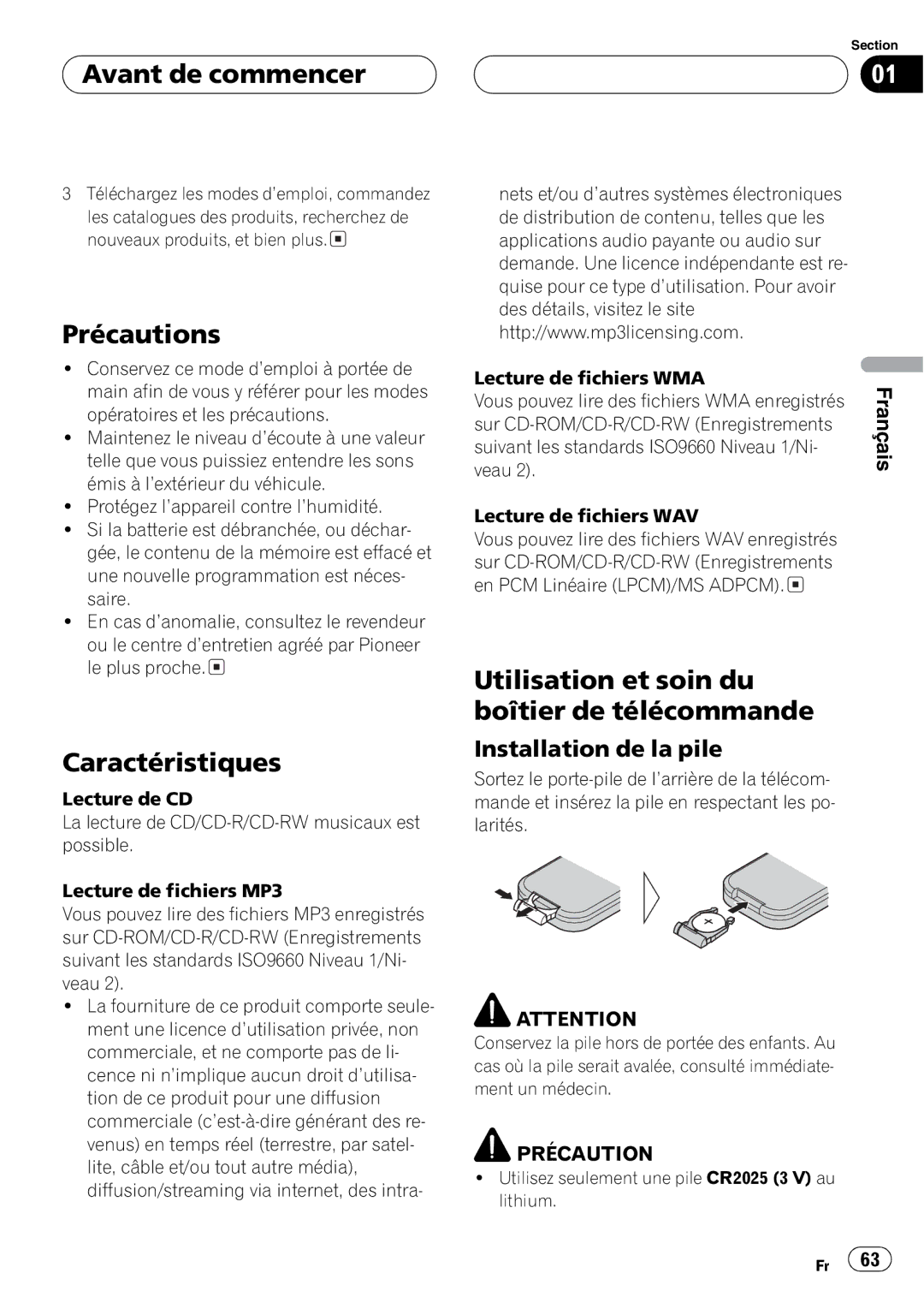 Pioneer DEH-P7600MP operation manual 