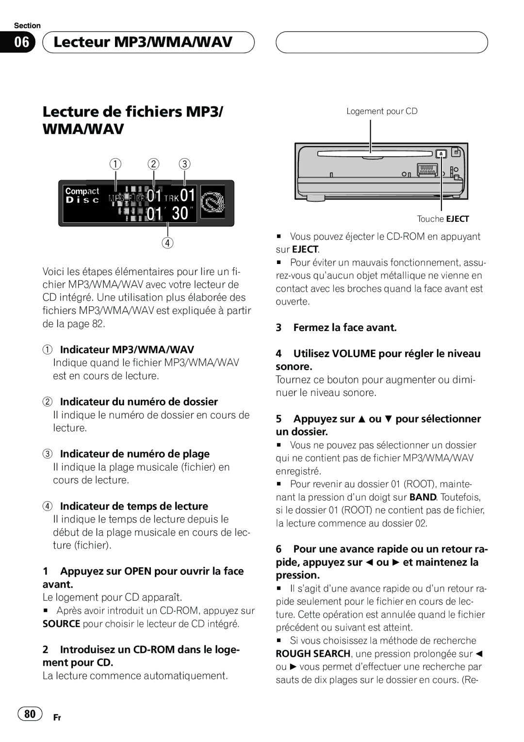 Pioneer DEH-P7600MP operation manual 