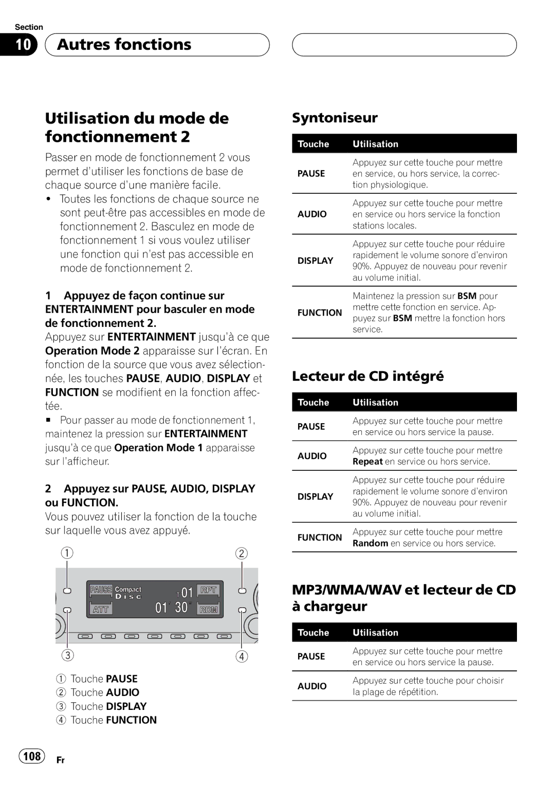 Pioneer DEH-P760MP operation manual 