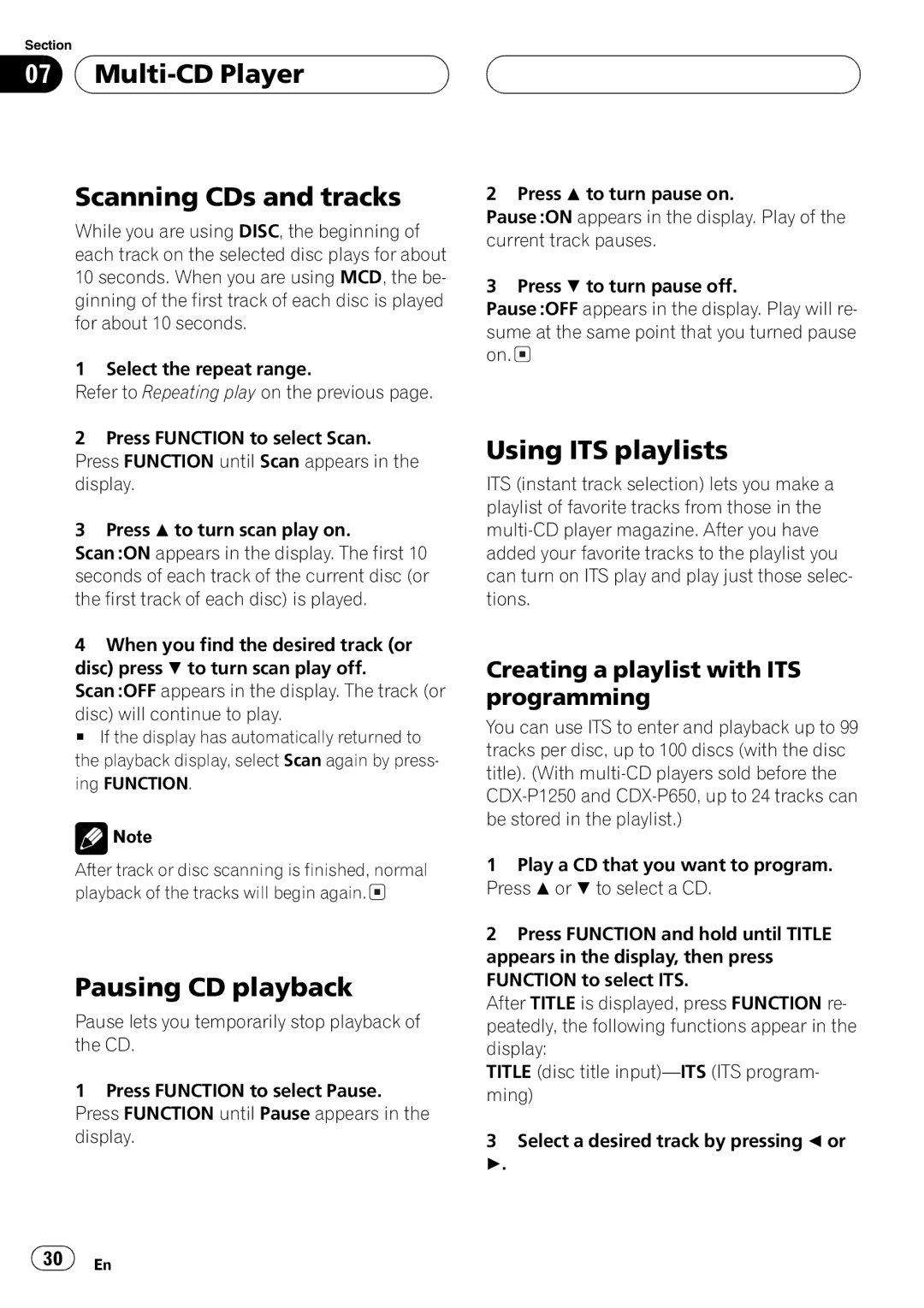 Pioneer DEH-P760MP operation manual 