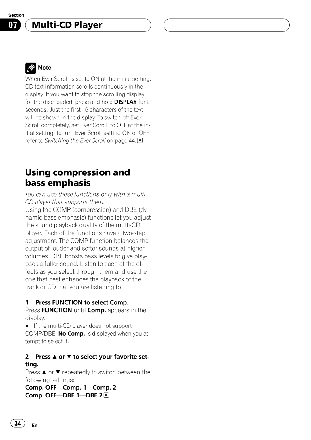 Pioneer DEH-P760MP operation manual 