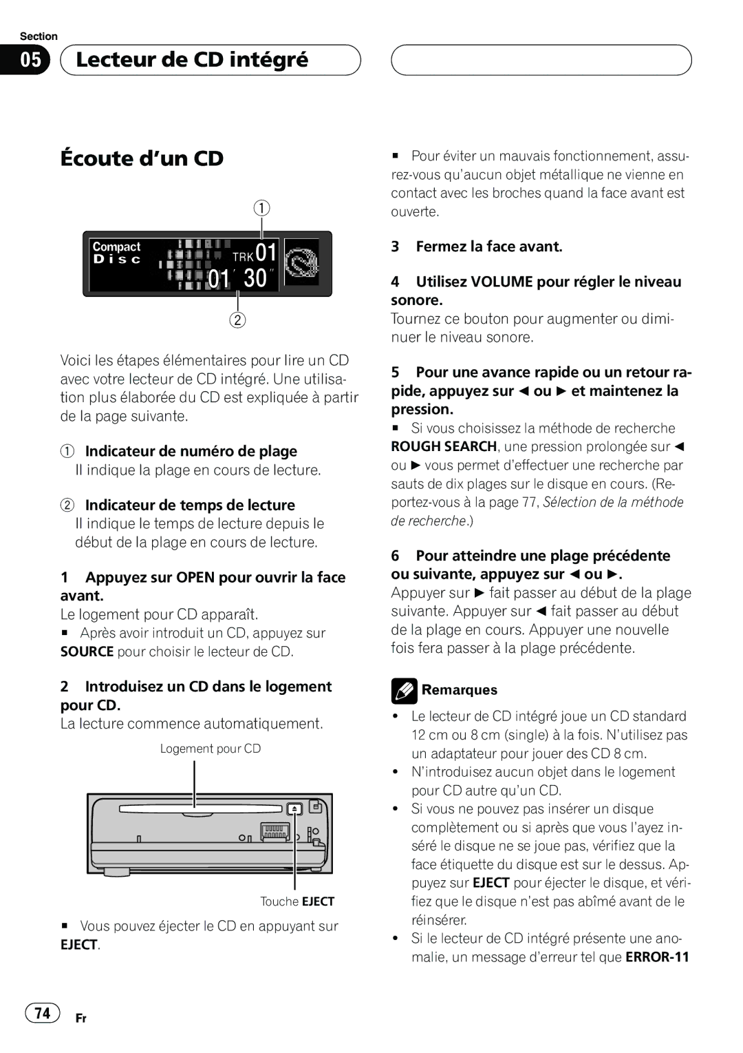 Pioneer DEH-P760MP operation manual 