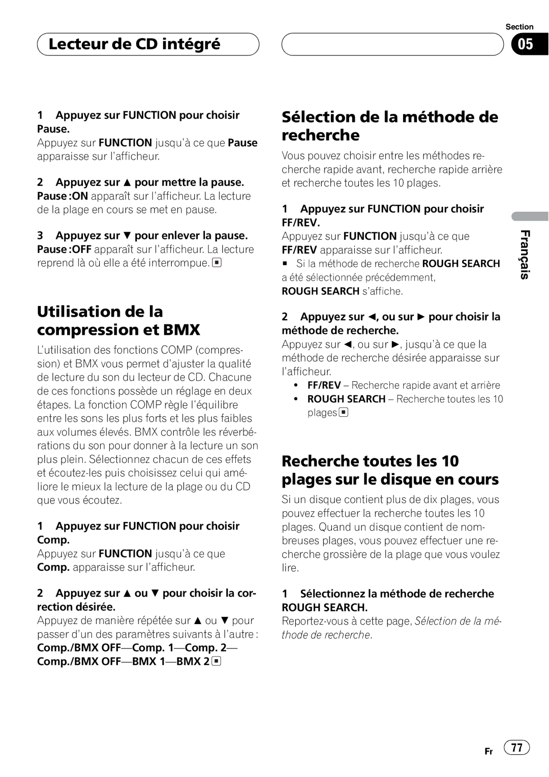 Pioneer DEH-P760MP operation manual 