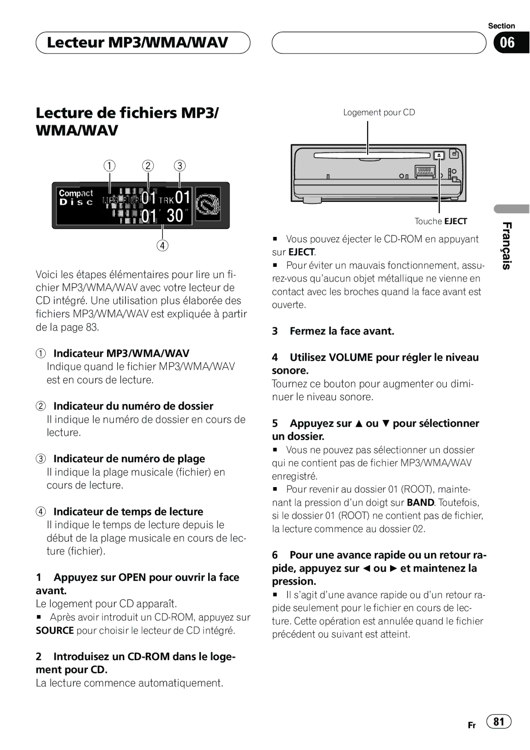 Pioneer DEH-P760MP operation manual 