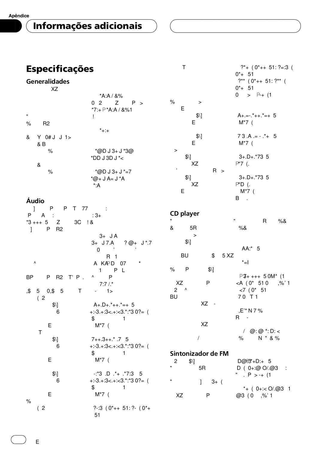 Pioneer DEH-P7650MP operation manual % % 