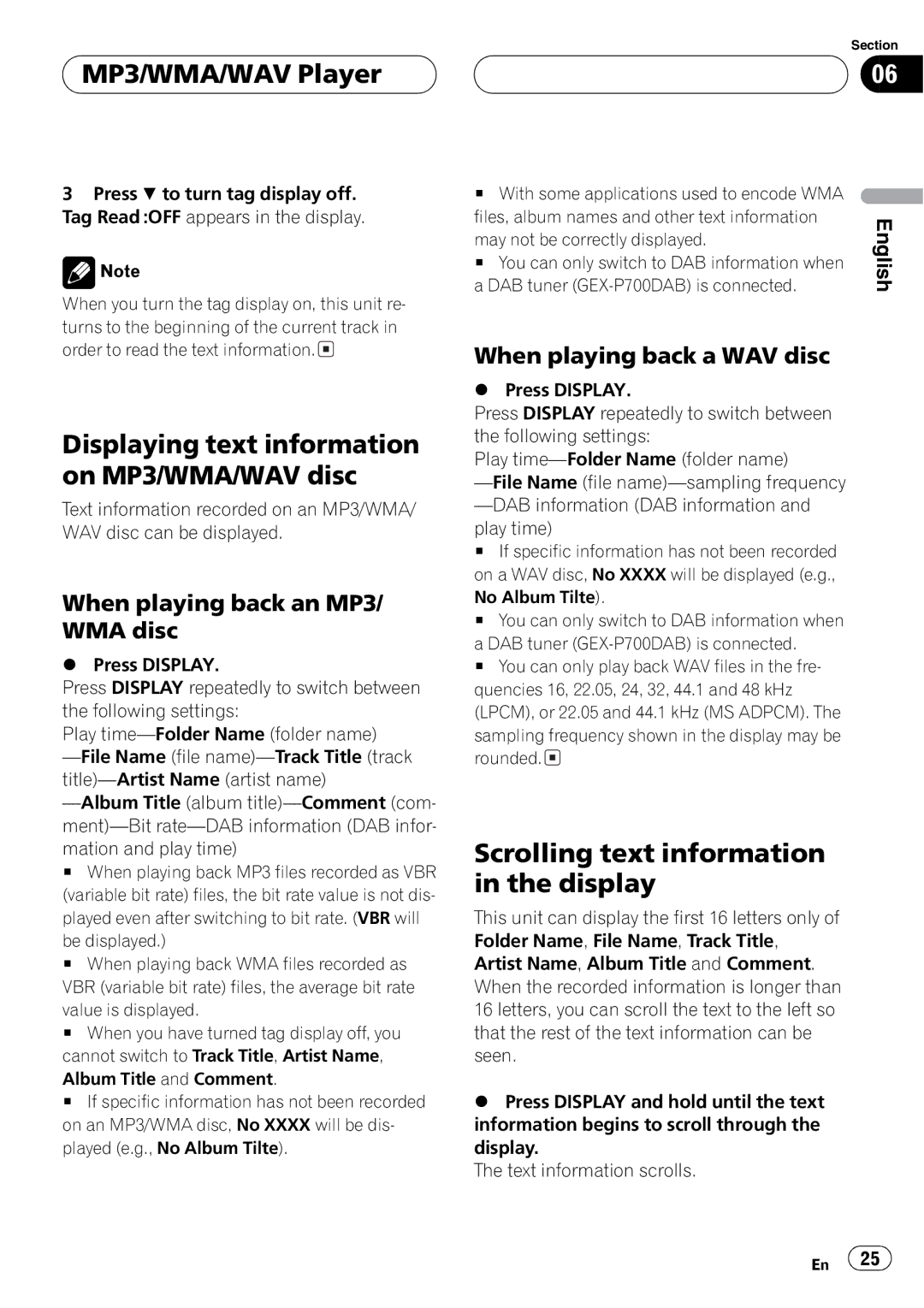 Pioneer DEH-P7650MP operation manual 