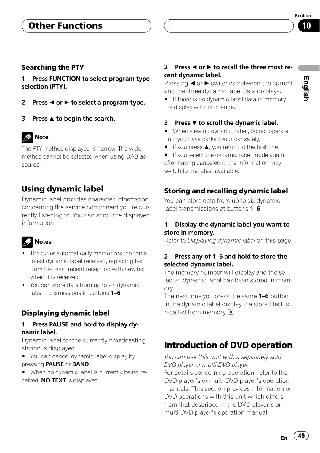 Pioneer DEH-P7650MP operation manual 