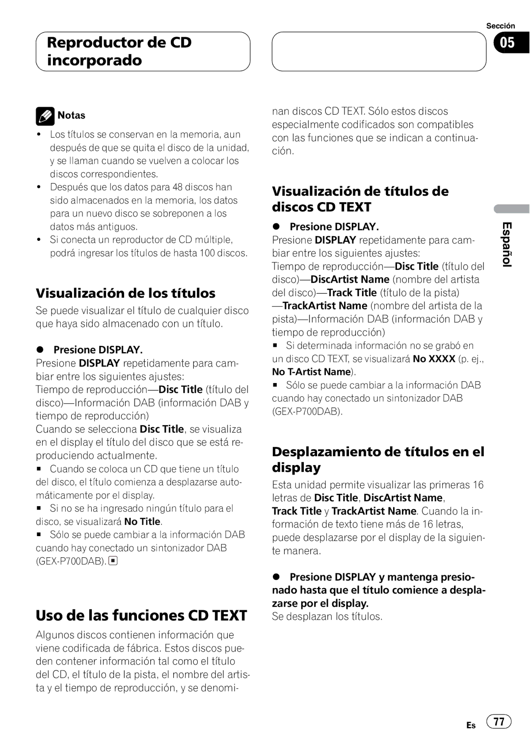 Pioneer DEH-P7650MP operation manual + % 