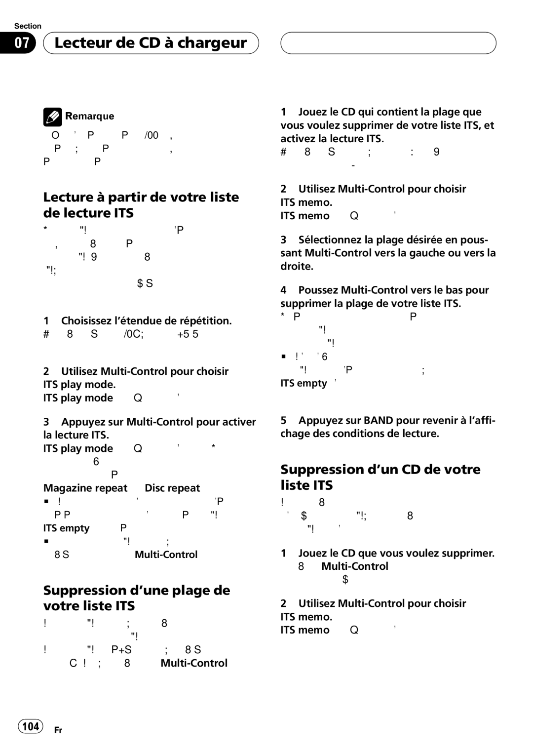 Pioneer DEH-P7700MP operation manual 