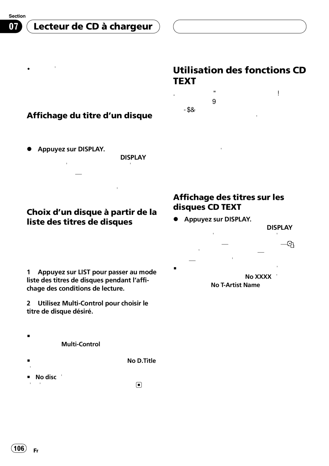 Pioneer DEH-P7700MP operation manual 