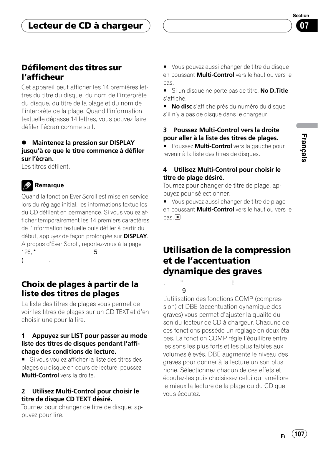 Pioneer DEH-P7700MP operation manual 