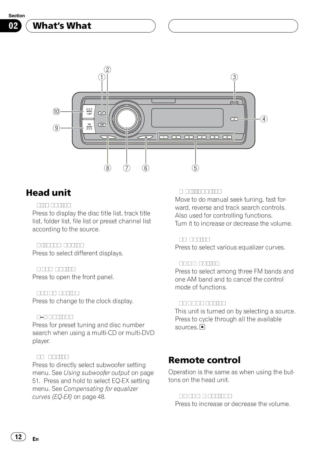 Pioneer DEH-P7700MP operation manual 