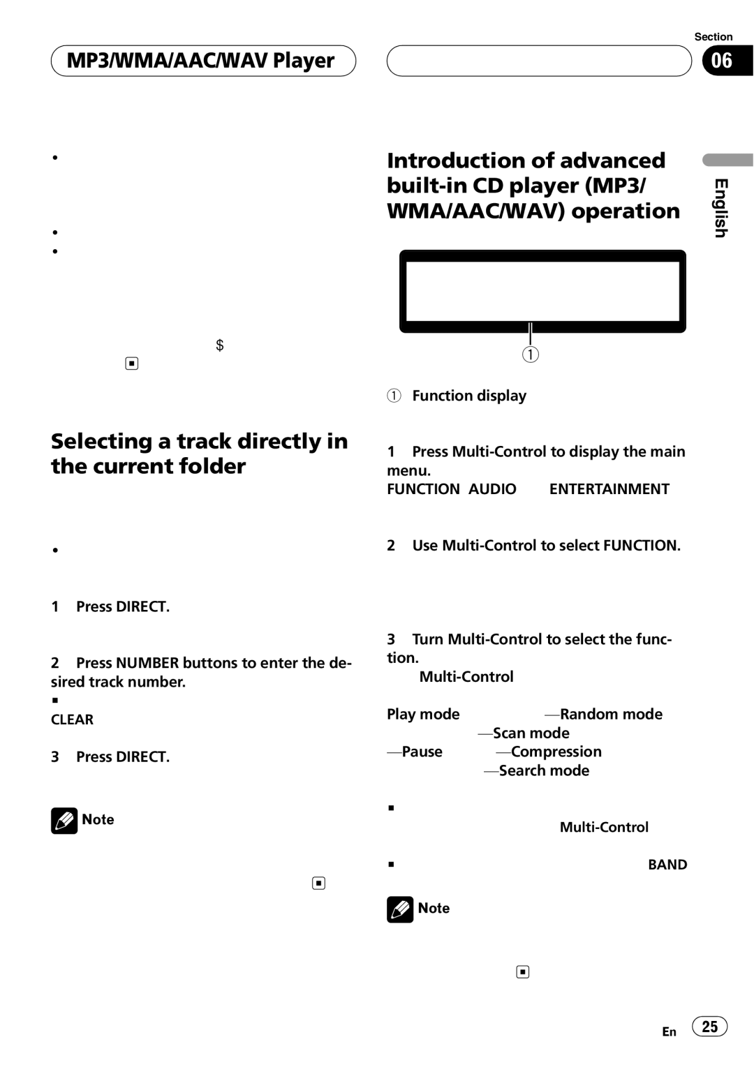 Pioneer DEH-P7700MP operation manual 