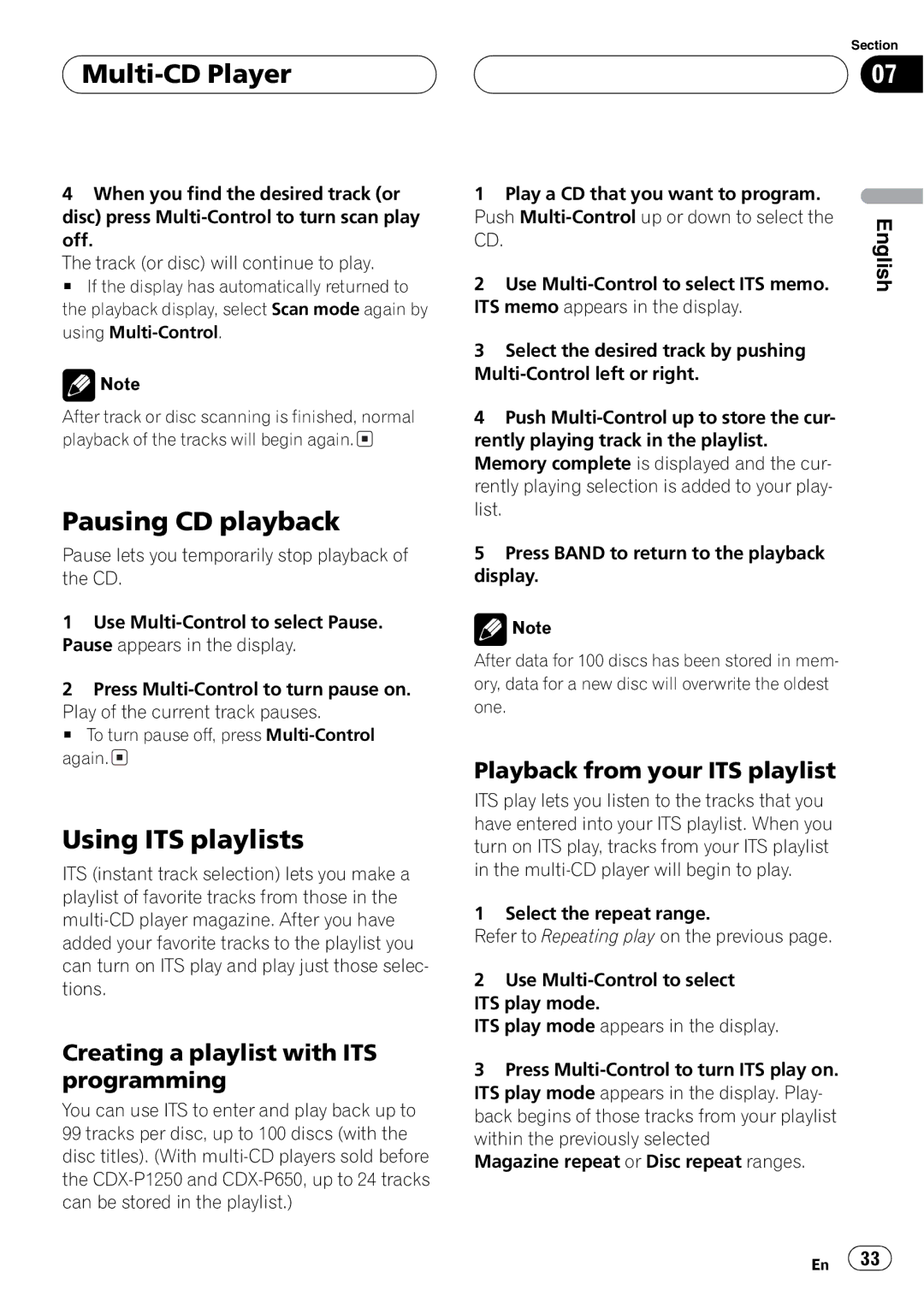 Pioneer DEH-P7700MP operation manual 