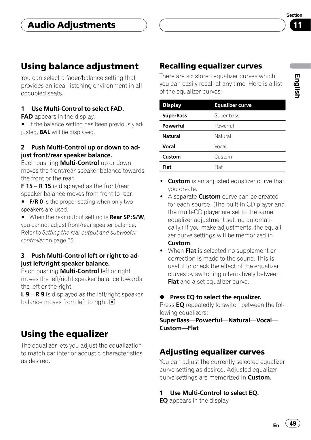 Pioneer DEH-P7700MP operation manual 