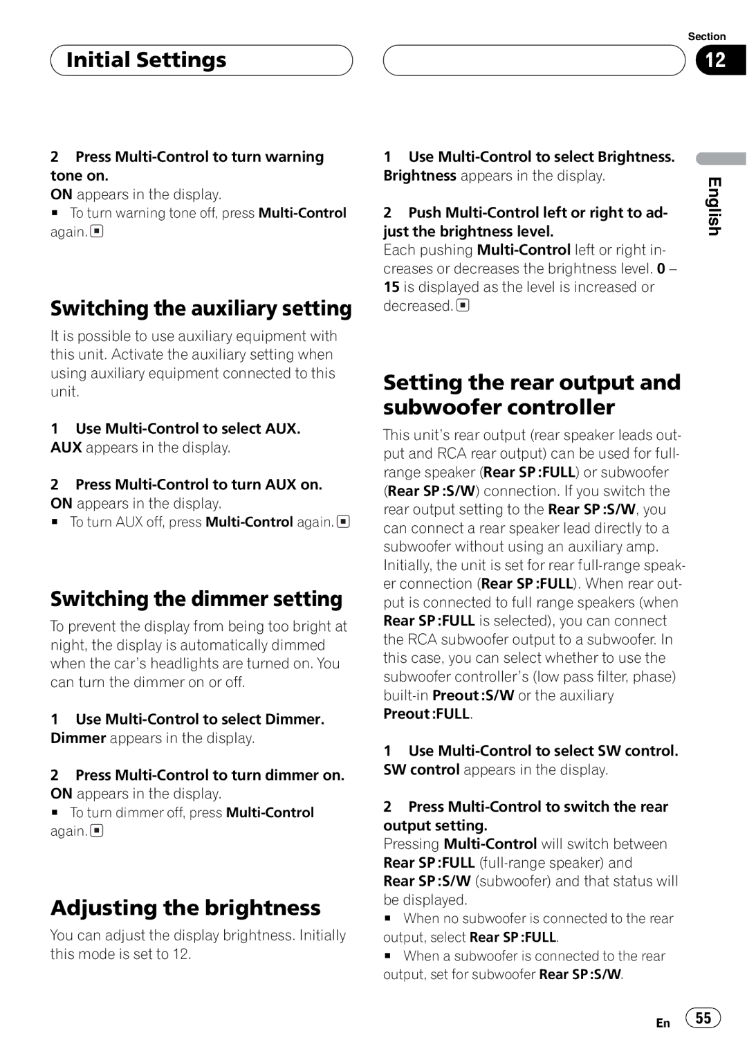 Pioneer DEH-P7700MP operation manual 