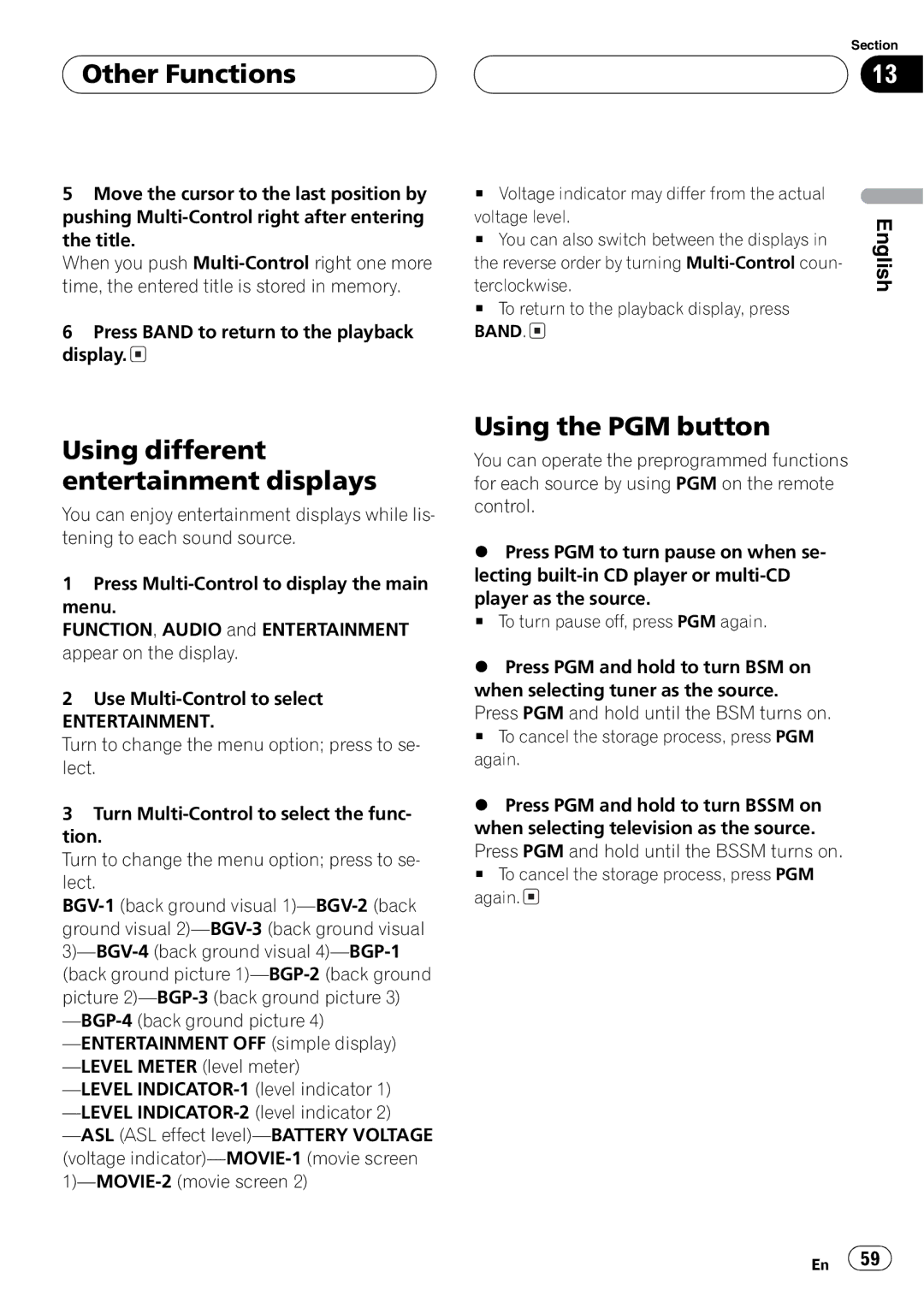 Pioneer DEH-P7700MP operation manual 