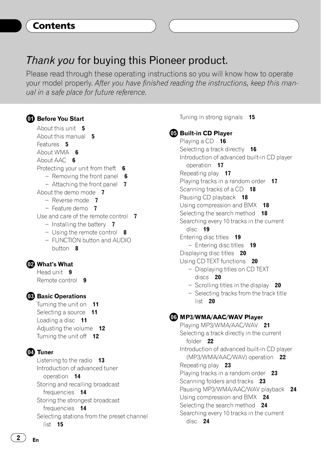 Pioneer DEH-P7750MP operation manual 