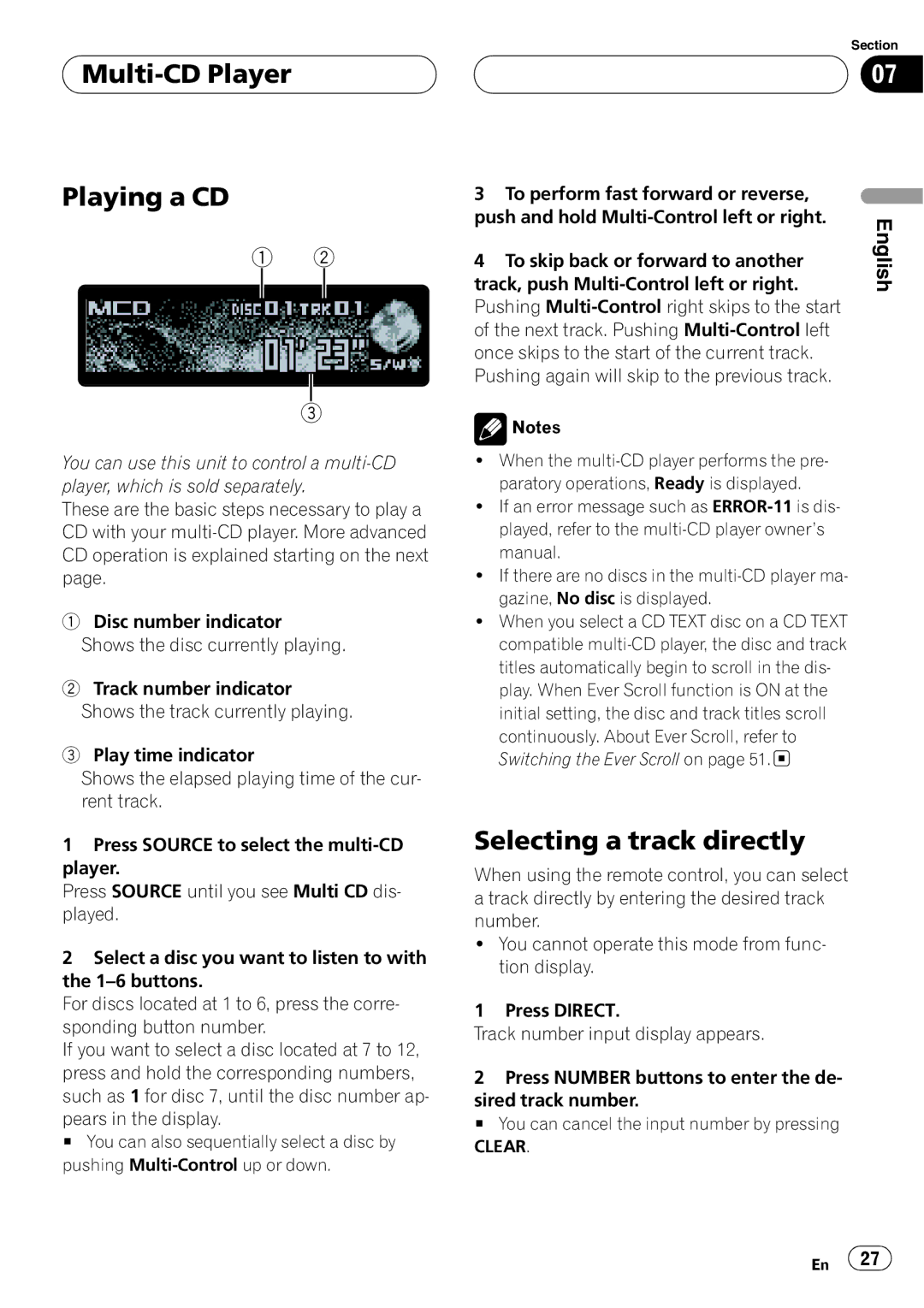 Pioneer DEH-P7750MP operation manual 