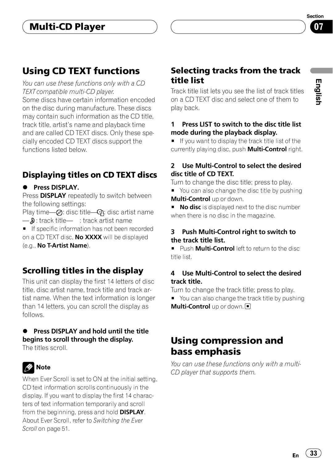 Pioneer DEH-P7750MP operation manual 