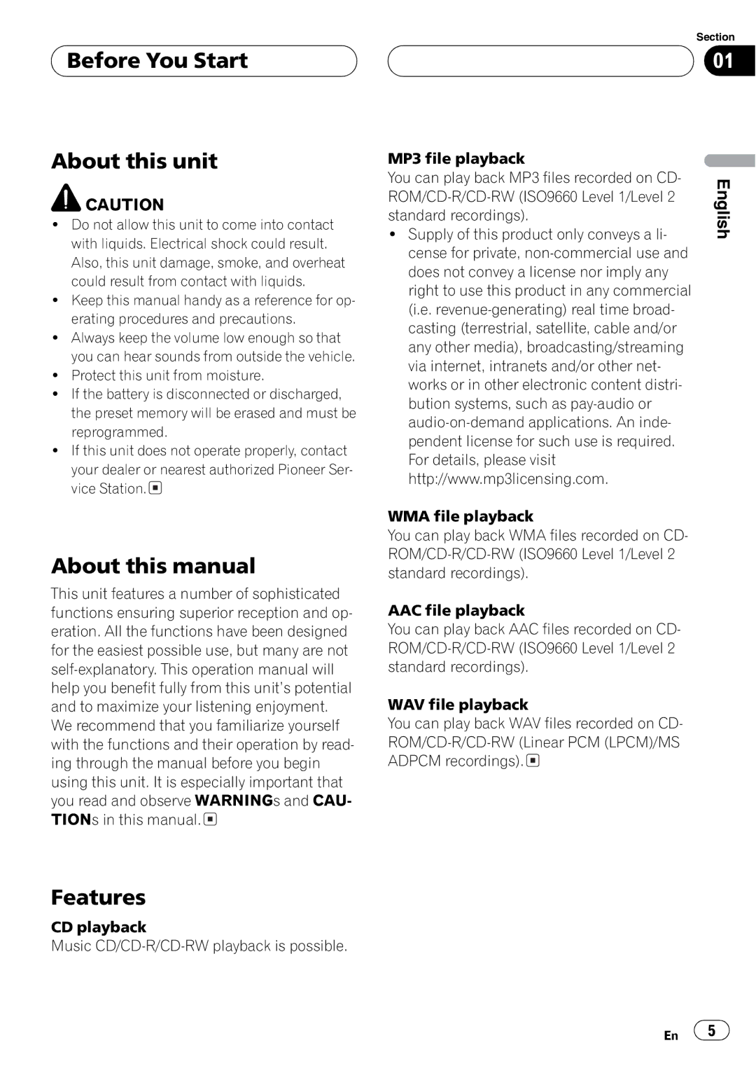 Pioneer DEH-P7750MP operation manual 