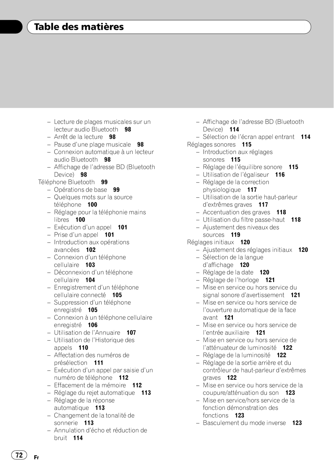 Pioneer DEH-P7900BT operation manual 121 