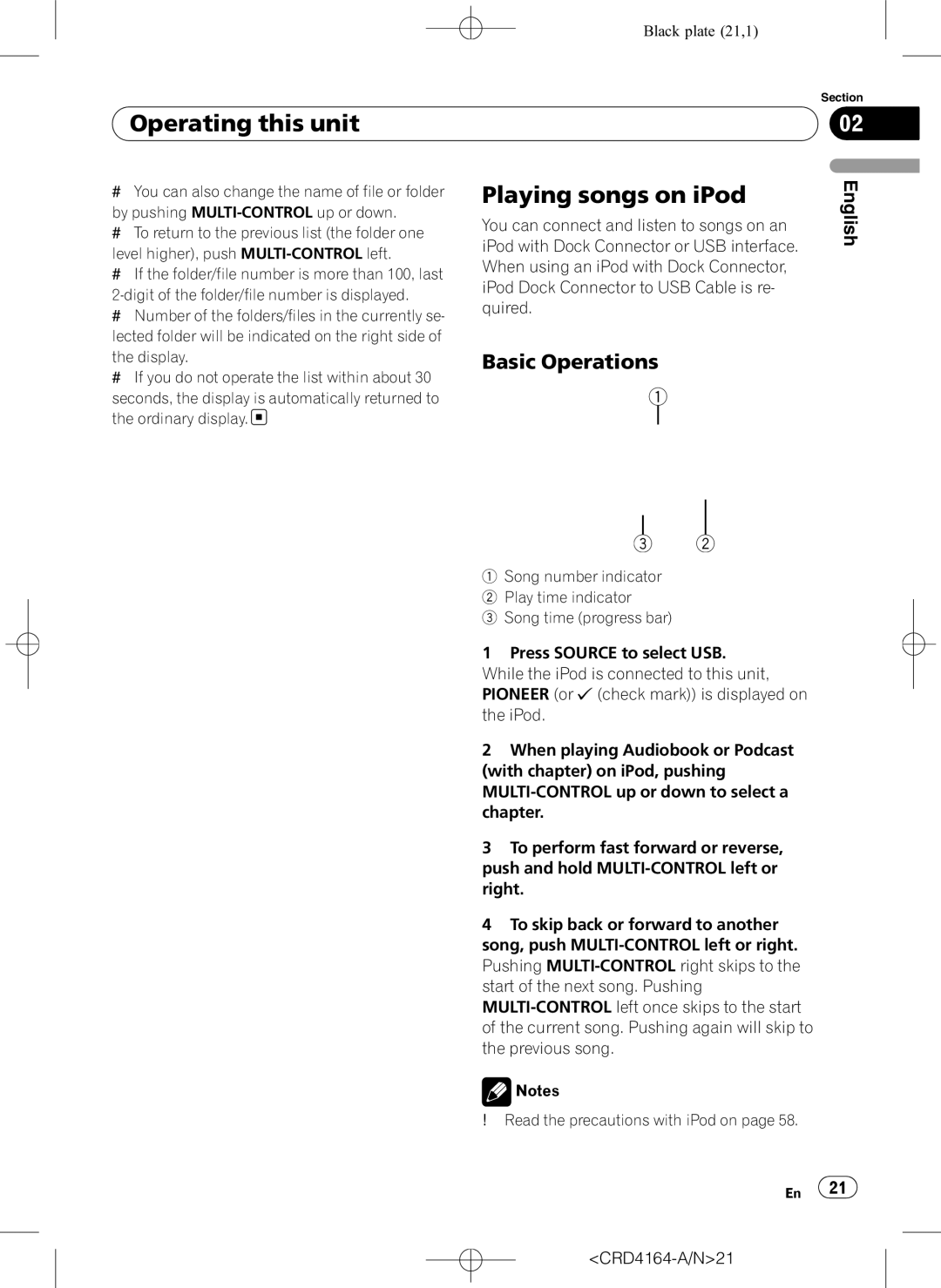 Pioneer DEH-P7950UB operation manual Playing songs on iPod, # You can also change the name of file or folder 