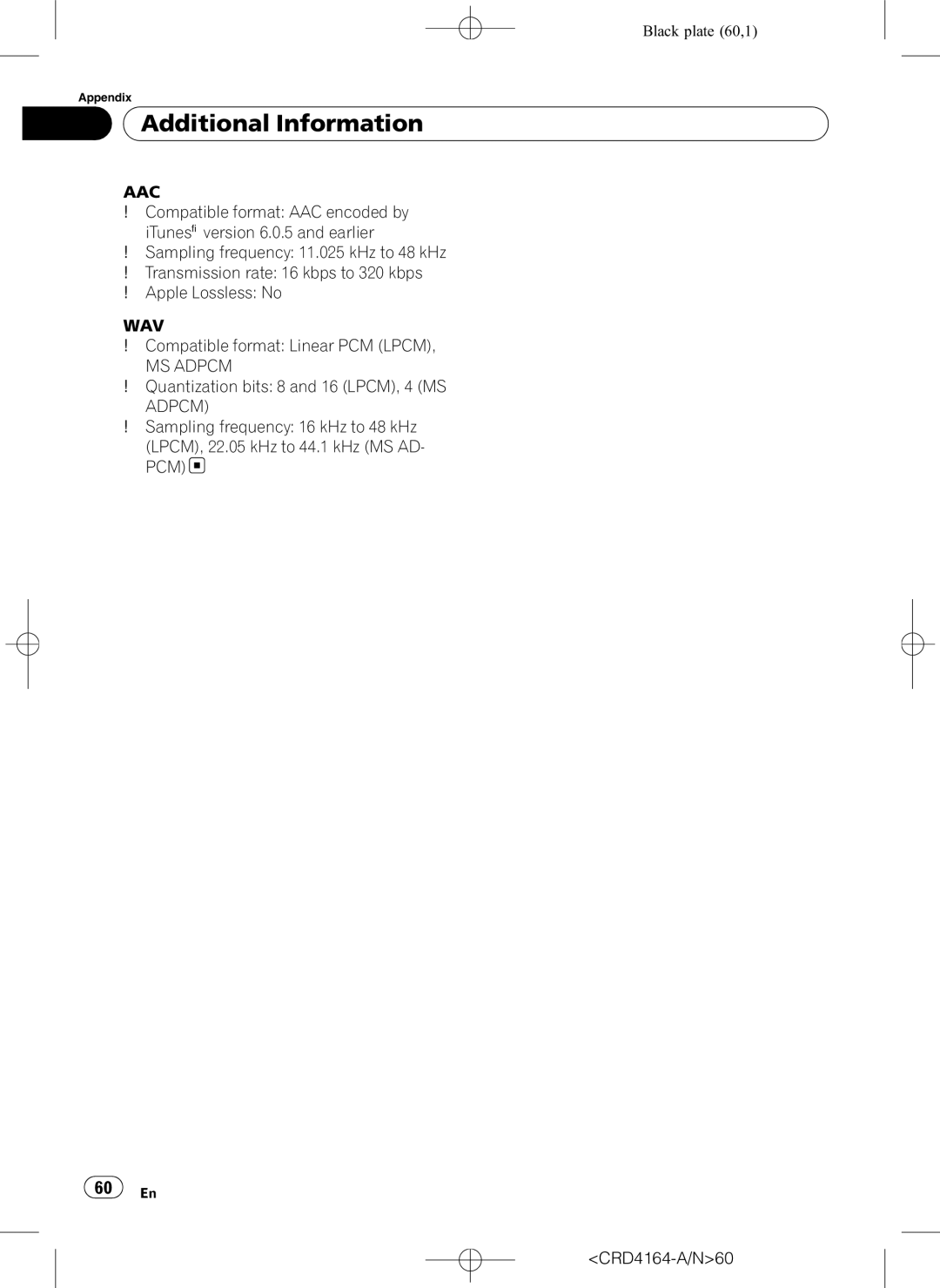 Pioneer DEH-P7950UB operation manual Wav, MS Adpcm 