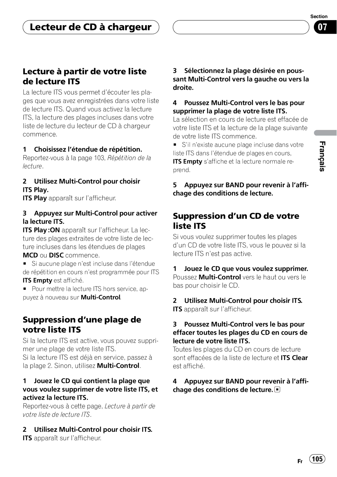 Pioneer DEH-P80MP operation manual 