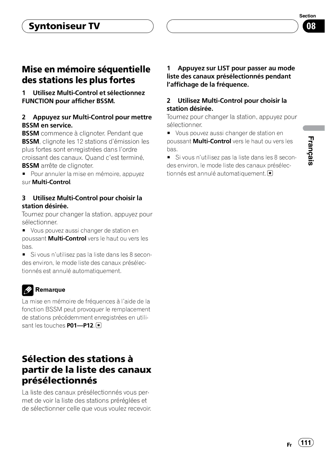 Pioneer DEH-P80MP operation manual 