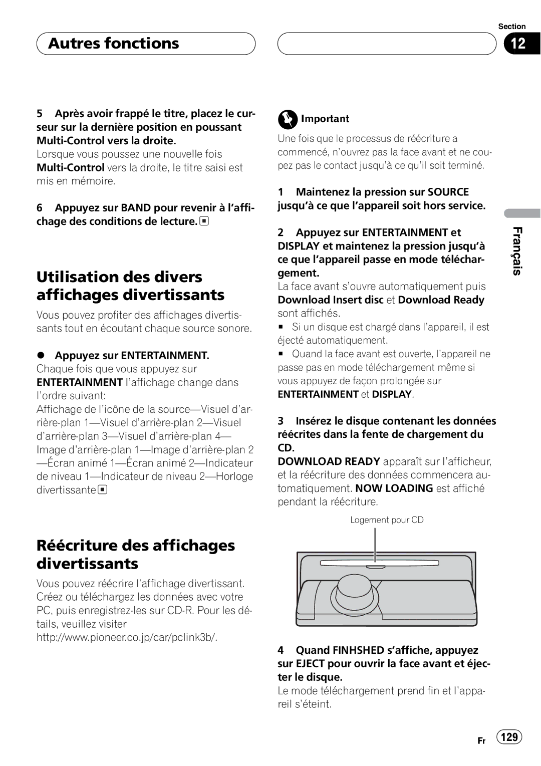 Pioneer DEH-P80MP operation manual 