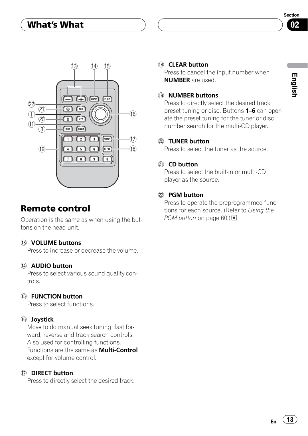 Pioneer DEH-P80MP operation manual Lk g b 